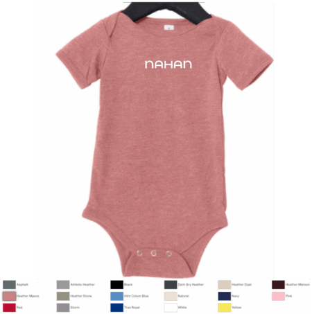 Infant BELLA+CANVAS  Jersey Short-Sleeve One-Piece